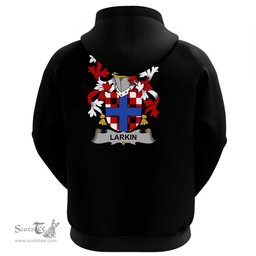 Irish Larkin or O'Larkin Coat Of Arms Family Crest Irish Hoodie Classic