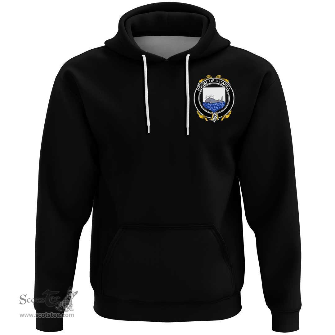 Irish House of O'CAHILL Coat Of Arms Family Crest Irish Hoodie Classic