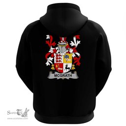 Irish McGrath or McGraw Coat Of Arms Family Crest Irish Hoodie Classic