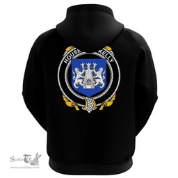 Irish House of O'KELLY Coat Of Arms Family Crest Irish Hoodie Classic