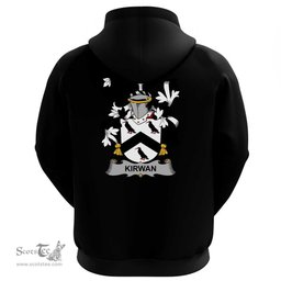 Irish Kirwan or O'Kerwin Coat Of Arms Family Crest Irish Hoodie Classic