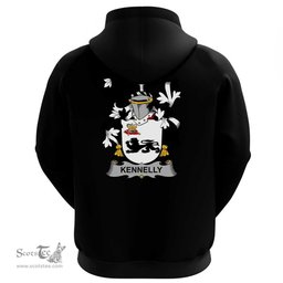 Irish Kennelly or O'Kineally Coat Of Arms Family Crest Irish Hoodie Classic