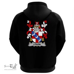 Irish Lynam or O'Lynam Coat Of Arms Family Crest Irish Hoodie Classic