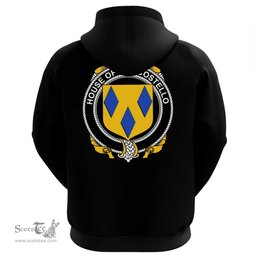 Irish House of MACCOSTELLO Coat Of Arms Family Crest Irish Hoodie Classic