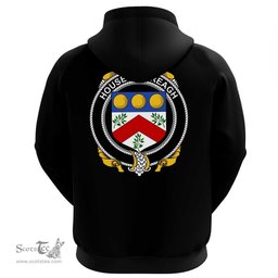 Irish House of CREAGH Coat Of Arms Family Crest Irish Hoodie Classic
