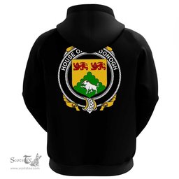 Irish House of MACDONOGH (Connacht) Coat Of Arms Family Crest Irish Hoodie Classic