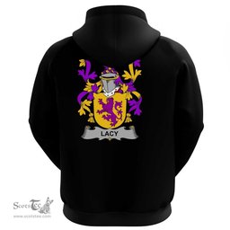 Irish Lacy or De Lacy Coat Of Arms Family Crest Irish Hoodie Classic