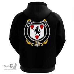 Irish House of O'CREAN Coat Of Arms Family Crest Irish Hoodie Classic