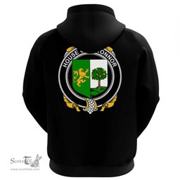 Irish House of O'CONNOR (Sligo) Coat Of Arms Family Crest Irish Hoodie Classic