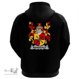 Irish Mandevile Coat Of Arms Family Crest Irish Hoodie Classic
