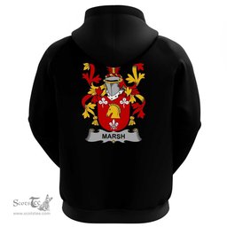 Irish Marsh Coat Of Arms Family Crest Irish Hoodie Classic