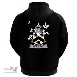 Irish McPierce or Pierce Coat Of Arms Family Crest Irish Hoodie Classic
