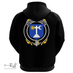 Irish House of MARTIN Coat Of Arms Family Crest Irish Hoodie Classic