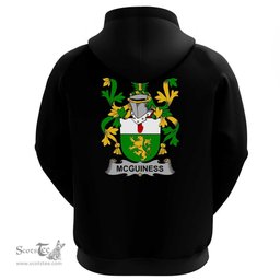 Irish McGuiness or McGenis Coat Of Arms Family Crest Irish Hoodie Classic