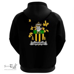 Irish Langford Coat Of Arms Family Crest Irish Hoodie Classic