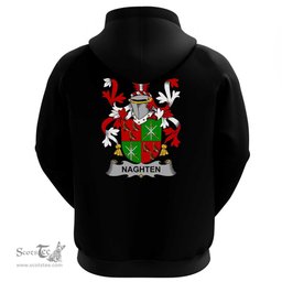 Irish Naghten or O'Naghten Coat Of Arms Family Crest Irish Hoodie Classic