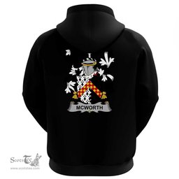 Irish McWorth or MacWorth Coat Of Arms Family Crest Irish Hoodie Classic