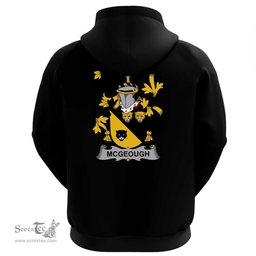 Irish McGeough or McGough Coat Of Arms Family Crest Irish Hoodie Classic