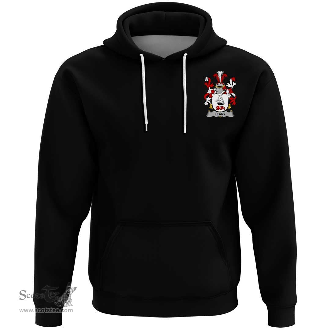 Irish Leary or O'Leary Coat Of Arms Family Crest Irish Hoodie Classic
