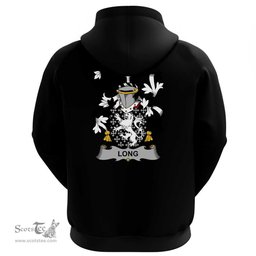 Irish Long or Longe Coat Of Arms Family Crest Irish Hoodie Classic