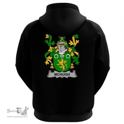 Irish McHugh or MacHugh Coat Of Arms Family Crest Irish Hoodie Classic