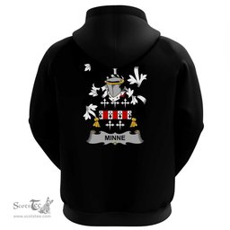 Irish Minne Coat Of Arms Family Crest Irish Hoodie Classic