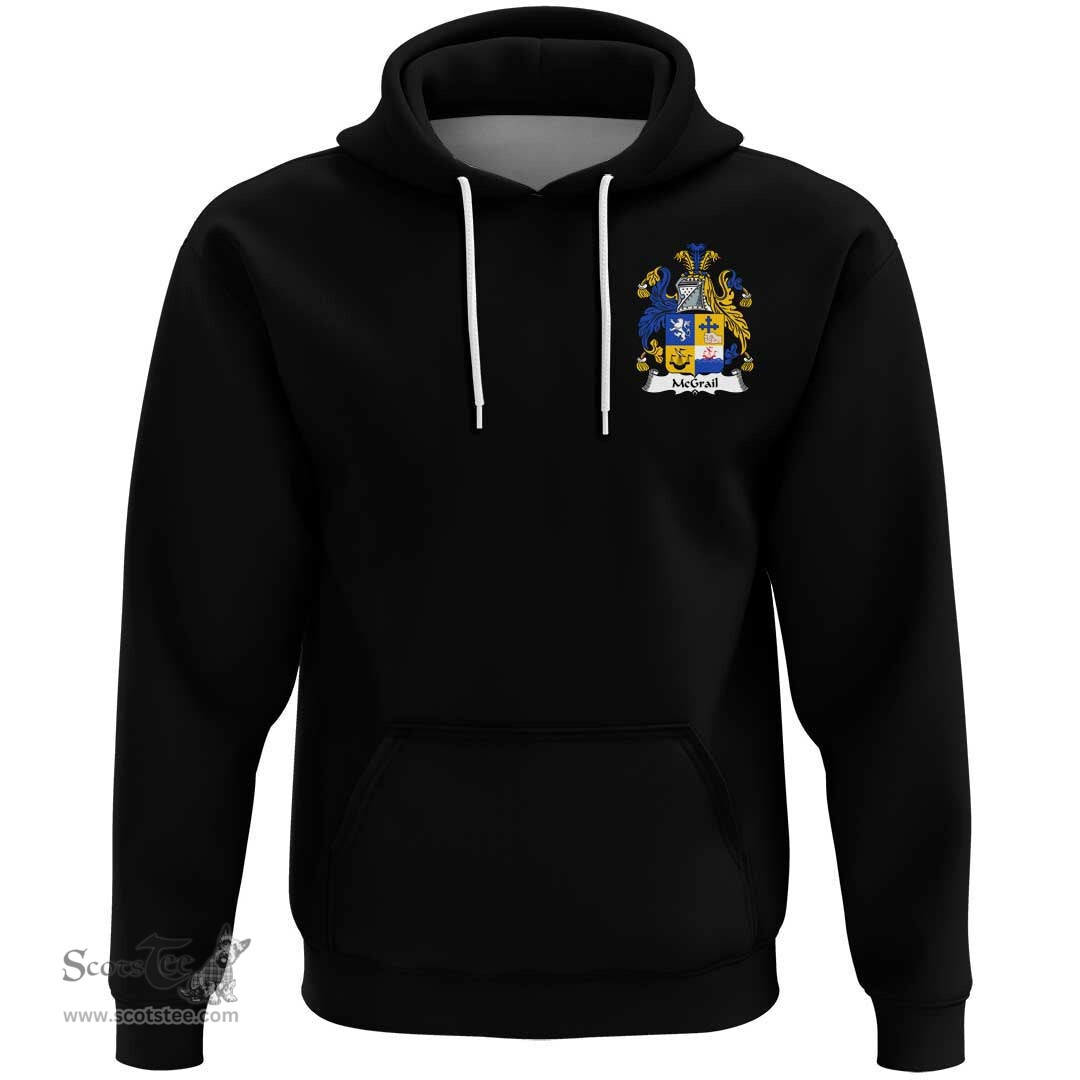 Irish McGrail Coat Of Arms Family Crest Irish Hoodie Classic