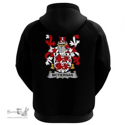 Irish McTiernan or Kiernan Coat Of Arms Family Crest Irish Hoodie Classic
