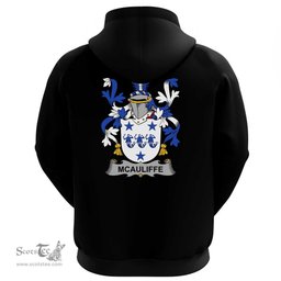 Irish McAuliffe Coat Of Arms Family Crest Irish Hoodie Classic