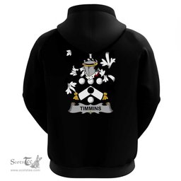 Irish Timmins Coat Of Arms Family Crest Irish Hoodie Classic