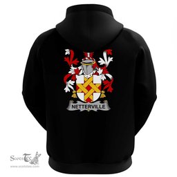 Irish Netterville or Netterfield Coat Of Arms Family Crest Irish Hoodie Classic