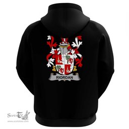 Irish Riordan or O'Rearden Coat Of Arms Family Crest Irish Hoodie Classic