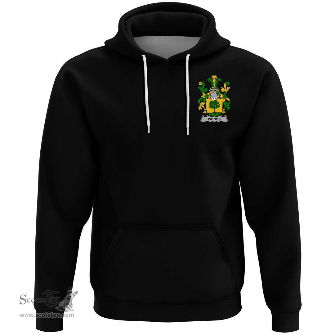 Irish Woods Coat Of Arms Family Crest Irish Hoodie Classic