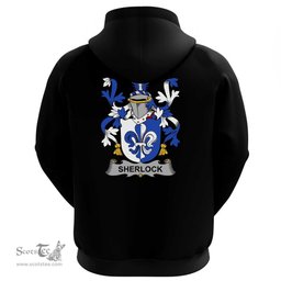 Irish Sherlock Coat Of Arms Family Crest Irish Hoodie Classic