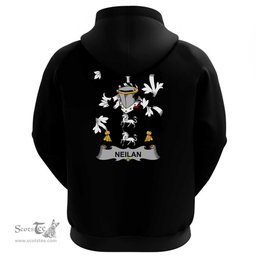Irish Neilan or O'Neylan Coat Of Arms Family Crest Irish Hoodie Classic