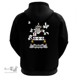 Irish Newsom or Newsam Coat Of Arms Family Crest Irish Hoodie Classic