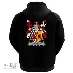 Irish Quinlan or O'Quinlevan Coat Of Arms Family Crest Irish Hoodie Classic