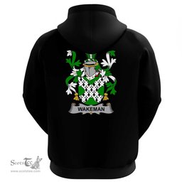 Irish Wakeman Coat Of Arms Family Crest Irish Hoodie Classic
