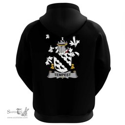 Irish Tempest Coat Of Arms Family Crest Irish Hoodie Classic