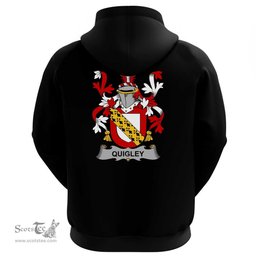 Irish Quigley or O'Quigley Coat Of Arms Family Crest Irish Hoodie Classic