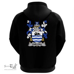 Irish Phillips Coat Of Arms Family Crest Irish Hoodie Classic