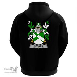 Irish Stokes Coat Of Arms Family Crest Irish Hoodie Classic