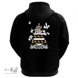 Irish Temple Coat Of Arms Family Crest Irish Hoodie Classic