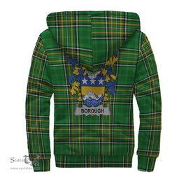 Borough Coat of Arms Family Crest Ireland Sherpa Hoodie Irish National Tartan Irish County Sherpa Hoodie