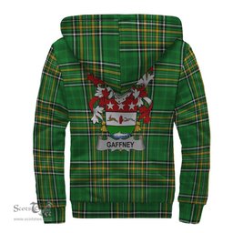 Gaffney Coat of Arms Family Crest Ireland Sherpa Hoodie Irish National Tartan Irish County Sherpa Hoodie