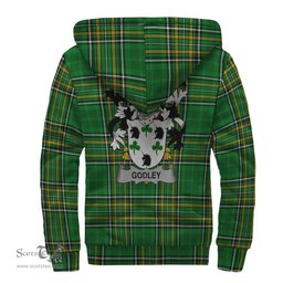 Godley Coat of Arms Family Crest Ireland Sherpa Hoodie Irish National Tartan Irish County Sherpa Hoodie