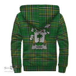 Going Coat of Arms Family Crest Ireland Sherpa Hoodie Irish National Tartan Irish County Sherpa Hoodie