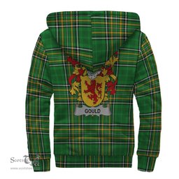 Gould Coat of Arms Family Crest Ireland Sherpa Hoodie Irish National Tartan Irish County Sherpa Hoodie