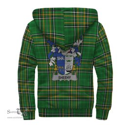 Sheehy or McSheehy Coat of Arms Family Crest Ireland Sherpa Hoodie Irish National Tartan Irish County Sherpa Hoodie
