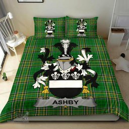 Irish Ashby Coat of Arms Family Crest Ireland Bedding Set Irish National Tartan Irish County Bedding Set Duvet Covers